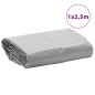 vidaXL Abdeckplane Grau 1x2,5 m 650 g/m² vidaXL Abdeckplane Grau 1x2,5 m 650 g/m²