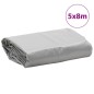 vidaXL Abdeckplane Grau 5x8 m 650 g/m² vidaXL Abdeckplane Grau 5x8 m 650 g/m²