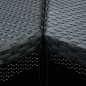 16-tlg. Gartenbar-Set mit Kissen Poly Rattan Schwarz 16-tlg. Gartenbar-Set mit Kissen Poly Rattan Schwarz