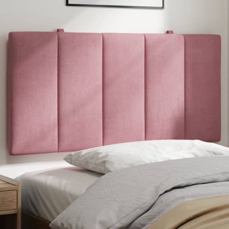 vidaXL Kopfteil-Kissen Rosa 100 cm Samt vidaXL Kopfteil-Kissen Rosa 100 cm Samt
