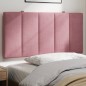 vidaXL Kopfteil-Kissen Rosa 100 cm Samt vidaXL Kopfteil-Kissen Rosa 100 cm Samt