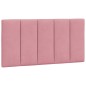 vidaXL Kopfteil-Kissen Rosa 100 cm Samt vidaXL Kopfteil-Kissen Rosa 100 cm Samt