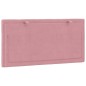 vidaXL Kopfteil-Kissen Rosa 100 cm Samt vidaXL Kopfteil-Kissen Rosa 100 cm Samt