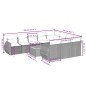 vidaXL 11-tlg. Garten-Sofagarnitur mit Kissen Beige Poly Rattan vidaXL 11-tlg. Garten-Sofagarnitur mit Kissen Beige Poly Rattan