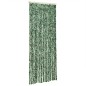vidaXL Fliegenvorhang Grün und Weiß 100x200 cm Chenille vidaXL Fliegenvorhang Grün und Weiß 100x200 cm Chenille