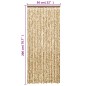 vidaXL Fliegenvorhang Beige und Braun 56x200 cm Chenille vidaXL Fliegenvorhang Beige und Braun 56x200 cm Chenille