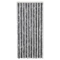 vidaXL Fliegenvorhang Grau und Schwarz 100x220 cm Chenille vidaXL Fliegenvorhang Grau und Schwarz 100x220 cm Chenille