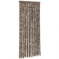 vidaXL Fliegenvorhang Braun und Weiß 56x200 cm Chenille vidaXL Fliegenvorhang Braun und Weiß 56x200 cm Chenille