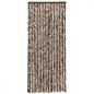vidaXL Fliegenvorhang Braun und Weiß 56x200 cm Chenille vidaXL Fliegenvorhang Braun und Weiß 56x200 cm Chenille