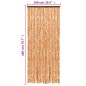 vidaXL Fliegenvorhang Ocker und Weiß 100x200 cm Chenille vidaXL Fliegenvorhang Ocker und Weiß 100x200 cm Chenille