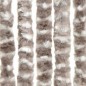 vidaXL Fliegenvorhang Taupe und Weiß 56x200 cm Chenille vidaXL Fliegenvorhang Taupe und Weiß 56x200 cm Chenille
