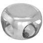 vidaXL Couchtisch Aluminium 50x50x30 cm Silbern vidaXL Couchtisch Aluminium 50x50x30 cm Silbern