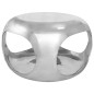 vidaXL Couchtisch Aluminium 50x50x30 cm Silbern vidaXL Couchtisch Aluminium 50x50x30 cm Silbern