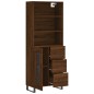vidaXL Highboard Braun Eichen-Optik 69,5x34x180 cm Holzwerkstoff vidaXL Highboard Braun Eichen-Optik 69,5x34x180 cm Holzwerkstoff