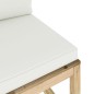vidaXL Garten-Mittelsofa mit Kissen Grün Imprägniertes Kiefernholz vidaXL Garten-Mittelsofa mit Kissen Grün Imprägniertes Kiefernholz