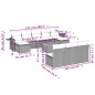 vidaXL 11-tlg. Garten-Sofagarnitur mit Kissen Beige Poly Rattan vidaXL 11-tlg. Garten-Sofagarnitur mit Kissen Beige Poly Rattan