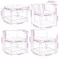 vidaXL 8tlg. Garten-Lounge-Set mit Kissen Wachsbraun Massivholz Kiefer vidaXL 8tlg. Garten-Lounge-Set mit Kissen Wachsbraun Massivholz Kiefer