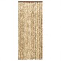 vidaXL Fliegenvorhang Beige und Braun 100x230 cm Chenille vidaXL Fliegenvorhang Beige und Braun 100x230 cm Chenille