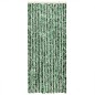 vidaXL Fliegenvorhang Grün und Weiß 90x200 cm Chenille vidaXL Fliegenvorhang Grün und Weiß 90x200 cm Chenille