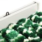vidaXL Fliegenvorhang Grün und Weiß 90x200 cm Chenille vidaXL Fliegenvorhang Grün und Weiß 90x200 cm Chenille