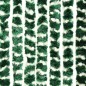 vidaXL Fliegenvorhang Grün und Weiß 90x200 cm Chenille vidaXL Fliegenvorhang Grün und Weiß 90x200 cm Chenille