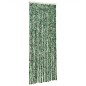 vidaXL Fliegenvorhang Grün und Weiß 100x230 cm Chenille vidaXL Fliegenvorhang Grün und Weiß 100x230 cm Chenille