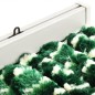 vidaXL Fliegenvorhang Grün und Weiß 100x230 cm Chenille vidaXL Fliegenvorhang Grün und Weiß 100x230 cm Chenille