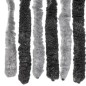 vidaXL Fliegenvorhang Grau und Schwarz 90x200 cm Chenille vidaXL Fliegenvorhang Grau und Schwarz 90x200 cm Chenille