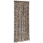vidaXL Fliegenvorhang Braun und Weiß 90x200 cm Chenille vidaXL Fliegenvorhang Braun und Weiß 90x200 cm Chenille