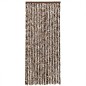 vidaXL Fliegenvorhang Braun und Weiß 90x200 cm Chenille vidaXL Fliegenvorhang Braun und Weiß 90x200 cm Chenille