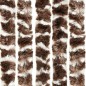 vidaXL Fliegenvorhang Braun und Weiß 90x200 cm Chenille vidaXL Fliegenvorhang Braun und Weiß 90x200 cm Chenille
