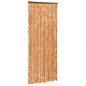 vidaXL Fliegenvorhang Ocker und Weiß 100x230 cm Chenille vidaXL Fliegenvorhang Ocker und Weiß 100x230 cm Chenille