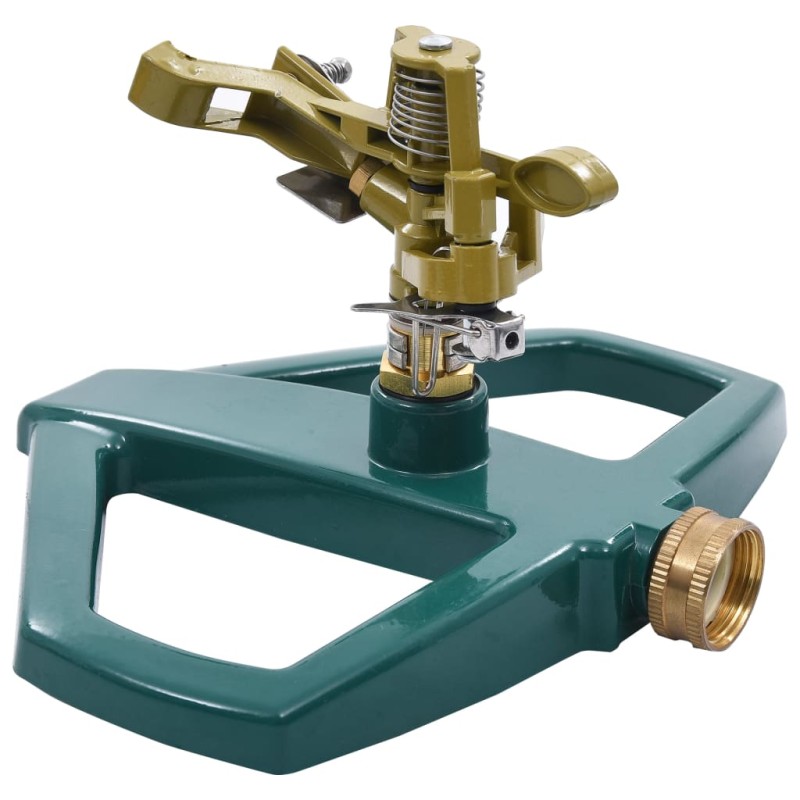 vidaXL Rotierender Sprinkler Grün 21×22×13 cm Metall vidaXL Rotierender Sprinkler Grün 21×22×13 cm Metall