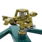 vidaXL Rotierender Sprinkler Grün 21×22×13 cm Metall vidaXL Rotierender Sprinkler Grün 21×22×13 cm Metall