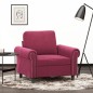 vidaXL Sessel Weinrot 60 cm Samt vidaXL Sessel Weinrot 60 cm Samt