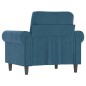 vidaXL Sessel Blau 60 cm Samt vidaXL Sessel Blau 60 cm Samt
