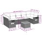 vidaXL 8-tlg. Garten-Sofagarnitur mit Kissen Schwarz Poly Rattan vidaXL 8-tlg. Garten-Sofagarnitur mit Kissen Schwarz Poly Rattan