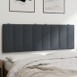 vidaXL Kopfteil-Kissen Dunkelgrau 140 cm Samt vidaXL Kopfteil-Kissen Dunkelgrau 140 cm Samt