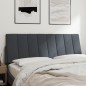 vidaXL Kopfteil-Kissen Dunkelgrau 140 cm Samt vidaXL Kopfteil-Kissen Dunkelgrau 140 cm Samt