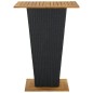 9-tlg. Gartenbar-Set mit Kissen Poly Rattan Schwarz 9-tlg. Gartenbar-Set mit Kissen Poly Rattan Schwarz