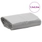 vidaXL Abdeckplane Grau 1,5x2,5 m 600 g/m² vidaXL Abdeckplane Grau 1,5x2,5 m 600 g/m²