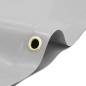 vidaXL Abdeckplane Grau Ø 2,4 m 600 /m² vidaXL Abdeckplane Grau Ø 2,4 m 600 /m²