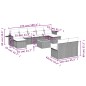 vidaXL 10-tlg. Garten-Sofagarnitur mit Kissen Grau Poly Rattan vidaXL 10-tlg. Garten-Sofagarnitur mit Kissen Grau Poly Rattan