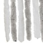 vidaXL Fliegenvorhang Hellgrau und Weiß 100x200 cm Chenille vidaXL Fliegenvorhang Hellgrau und Weiß 100x200 cm Chenille