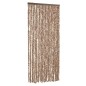 vidaXL Fliegenvorhang Beige und Dunkelbraun 90x200 cm Chenille vidaXL Fliegenvorhang Beige und Dunkelbraun 90x200 cm Chenille