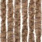 vidaXL Fliegenvorhang Beige und Dunkelbraun 90x200 cm Chenille vidaXL Fliegenvorhang Beige und Dunkelbraun 90x200 cm Chenille