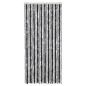 vidaXL Fliegenvorhang Grau und Schwarz 100x200 cm Chenille vidaXL Fliegenvorhang Grau und Schwarz 100x200 cm Chenille