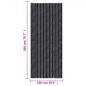 vidaXL Fliegenvorhang Anthrazit 100x200 cm Chenille vidaXL Fliegenvorhang Anthrazit 100x200 cm Chenille