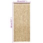 vidaXL Fliegenvorhang Beige und Braun 90x200 cm Chenille vidaXL Fliegenvorhang Beige und Braun 90x200 cm Chenille