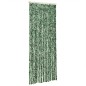 vidaXL Fliegenvorhang Grün und Weiß 56x200 cm Chenille vidaXL Fliegenvorhang Grün und Weiß 56x200 cm Chenille